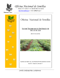 Normas Técnicas Semilla de Yuca