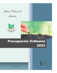 Presupuesto Ordinario 2023