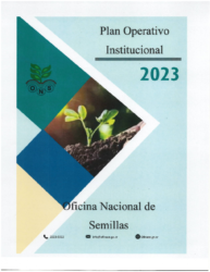 Plan Operativo Institucional 2023