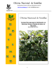 Normas Técnicas Semilla de Aguacate